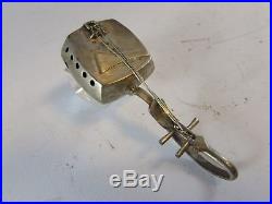 RARE vintage sterling silver Antique Chinese Mandolin or guitar music snuff box