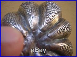 Rare Antique Ornate Chinese Sterling Silver Pumpkin Gourd Box 1700s-1800s. #1