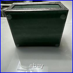 Rare Casket Box About 1900 Jade Silver China