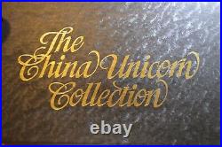 Rare China Chinese Unicorn. 999 Gold Silver Proof 1994 Boxes COA Free Shipping