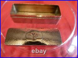Rare! Qing Dynasty C1840 1860 Chinese Plannished Silver Finger Snuff Box