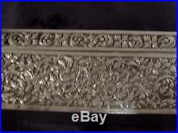 SOLID SILVER INDOCHINA CHINA THE SOUTH BOX CHINESE EXPORT SILVER BOX 14.2oz