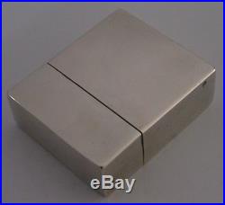 STYLISH CHINESE EXPORT SILVER BOX c1940's ANTIQUE 53g