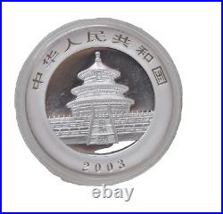 Silver Chinese Panda Coins 1oz in presentation box 2002,2003,2004