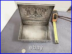 Solid Silver Burma Cambodia Large Box Chinese Export Silver Box 2