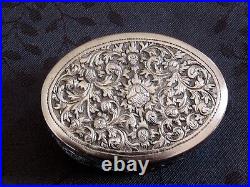 Solid Silver Chinese Export Silver Box China