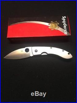 Spyderco C65TIP TI Lum Chinese Folding Knife Brand New In The Box