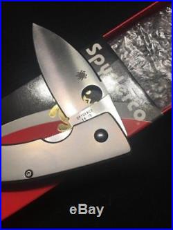 Spyderco C65TIP TI Lum Chinese Folding Knife Brand New In The Box