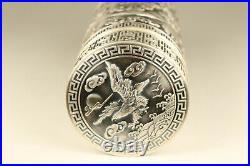 Sterling silver S999 usable tradition culture eagle tea cup