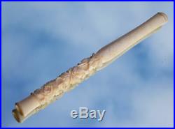 Stunning Rare Fine Quality Edwardian Chinese Carved Ladies Cigarette Holder