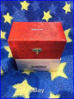 Supreme 15 F/w Box Logo Baoding Ball Red Silver Stress Relief Collection Chinese
