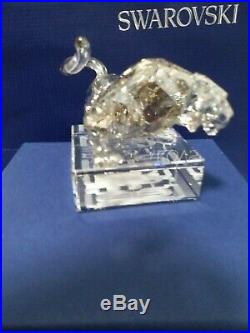 Swarovski Crystal Chinese Zodiac Tiger Silver Shade #1002980 mint with box & COA