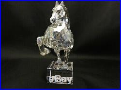 Swarovski Figurine Chinese Zodiac Horse in Silver Retired in 2017 Mint in box