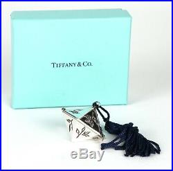 TIFFANY & Co. 925 STERLING SILVER CHINESE LANTERN TRINKET PILL BOX MODEL -BOXED