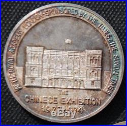 The Chinese Exhibition 1973-1974 Silver Medal With Original Box
