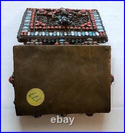 Tibetan Sterling Silver Box