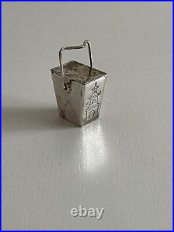 Tiffany & Co 925 Silver Chinese Take Out Pill Box Food Container