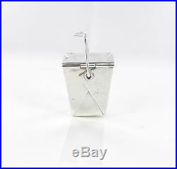Tiffany & Co 925 Sterling Silver Pagoda Chinese Take-Out Pill Box Philippines