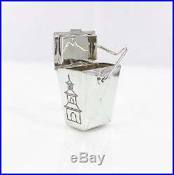 Tiffany & Co 925 Sterling Silver Pagoda Chinese Take-Out Pill Box Philippines