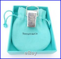 Tiffany & Co. Authentic Sterling Silver Unusual Chinese Takeout Pagoda Pill Box