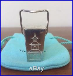 Tiffany & Co Chinese Take Out Sterling 925 Silver Pill Trinket Box Pendant