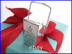 Tiffany & Co Silver Chinese Takeout Pagoda Pill Box Holder