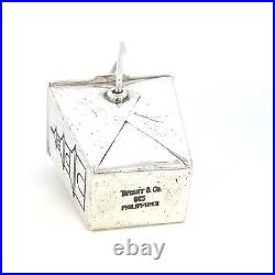 Tiffany & Co. Sterling Silver 925 Chinese Food Take-Out Pill Box Case VG Rare