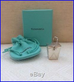 Tiffany & co chinese take out sterling 925 silver pill trinket box