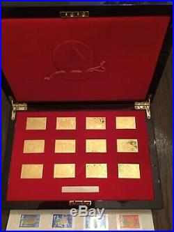 USPS Chinese Lunar New Year Collection Box with 12 Pure Silver Ingots Complete
