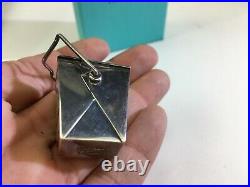VTG Tiffany & Co Infinity Sterling Silver Chinese Pagoda Take Out Pill Box DS63