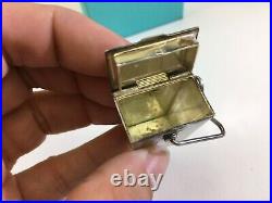 VTG Tiffany & Co Infinity Sterling Silver Chinese Pagoda Take Out Pill Box DS63