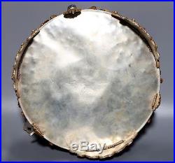 Very Rare Old Large Chinese Sterling Silver GuanYin Buddhist Jewelry Box A22