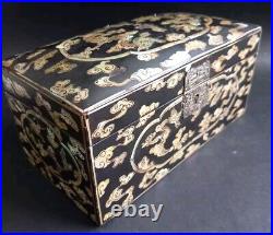 Vietnam Dragon Silver Tray Box Old Box Tray Indochina Chinese Silver XIX