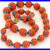 Vintage-Chinese-Red-Orange-CORAL-Necklace-Silver-Enamel-Natural-Beads-22-5-01-zf