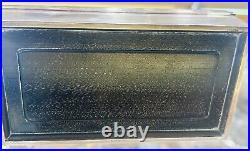 Vintage Japanese Sterling Silver Ebony Lined Wooden Box Mt Fuji Marked 950