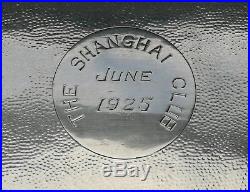 Vtg 1925 Shanghai Club Chinese Export Solid Silver/Gilt Trinket Jewellery Box