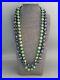 Vtg-Silver-Natural-12mm-Chinese-Green-Jade-Cloisonne-Knotted-24-Necklace-Lot-01-sl