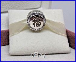 With Box Pandora Good Fortune Chinese New Year Asian Charm ENG792016CZ 6 Canada Ex