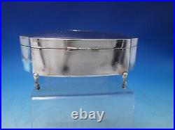 Zee Sung of Shanghai Chinese Export Sterling Silver Jewelry Box Footed (#6504)