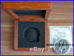 Zhao Yun 2 Oz Niue Ancient Chinese Warrior Silver Coin + Box Rare